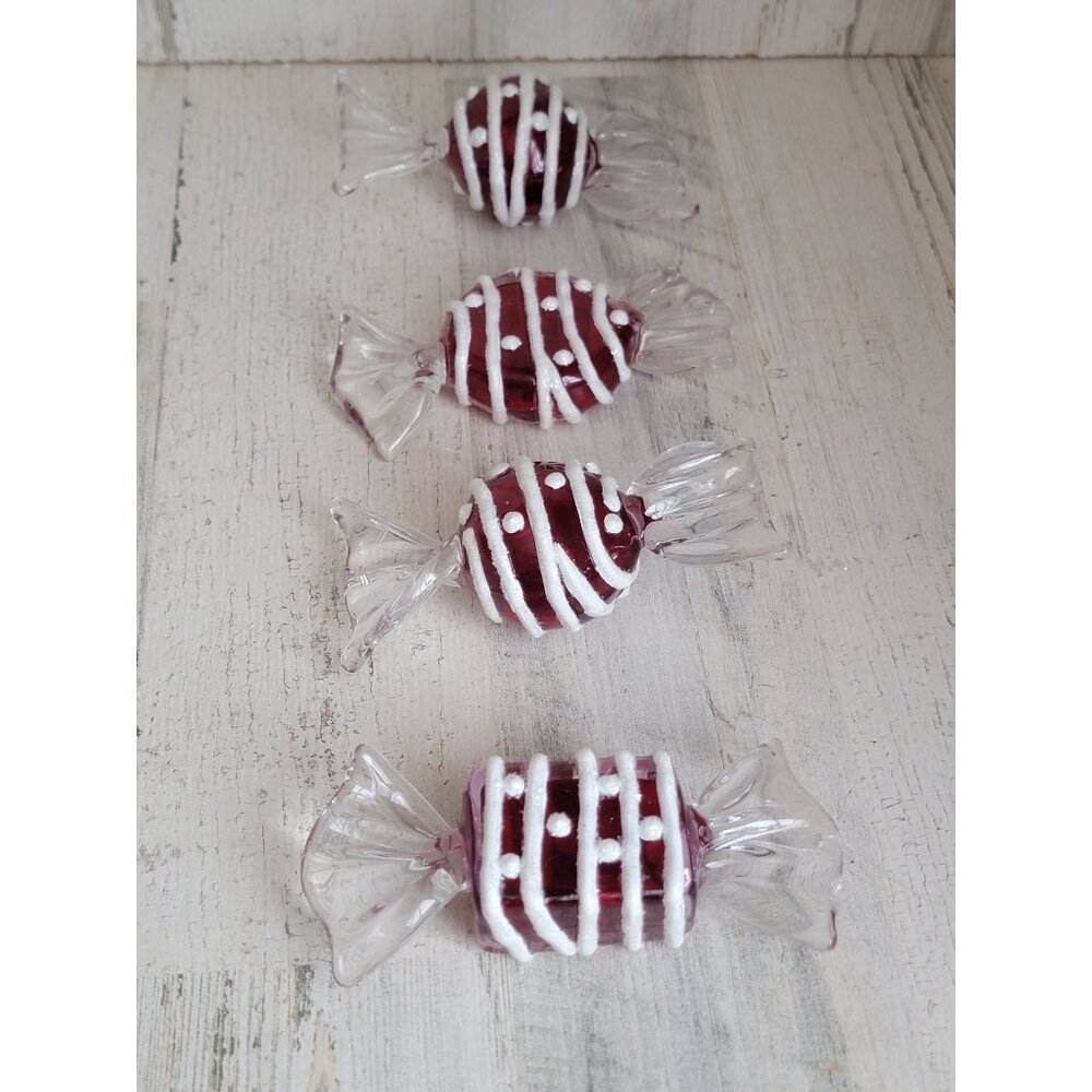 Red white candy piece‎ variety ornament xmas